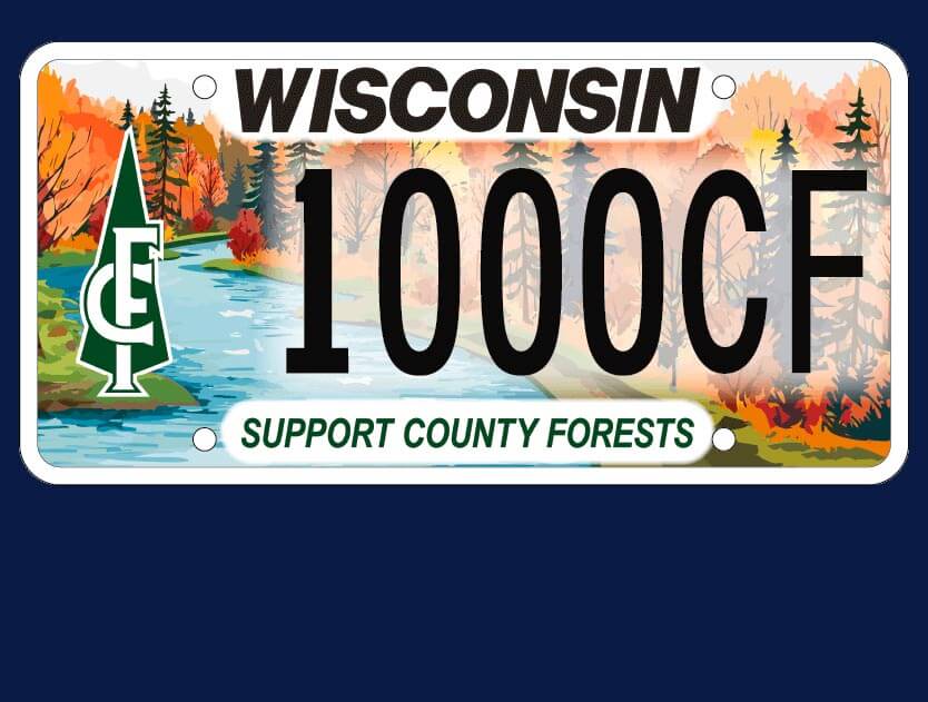 forest license plate